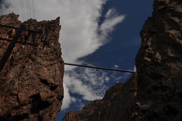 the bridge from Royal Gorge Train ride